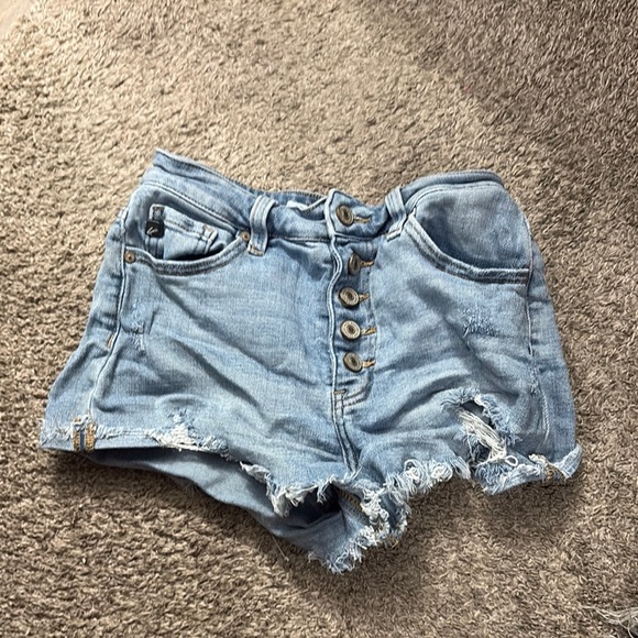 Denim Blue Women's Shorts. KANCAN. 26 - Picture 1 of 8